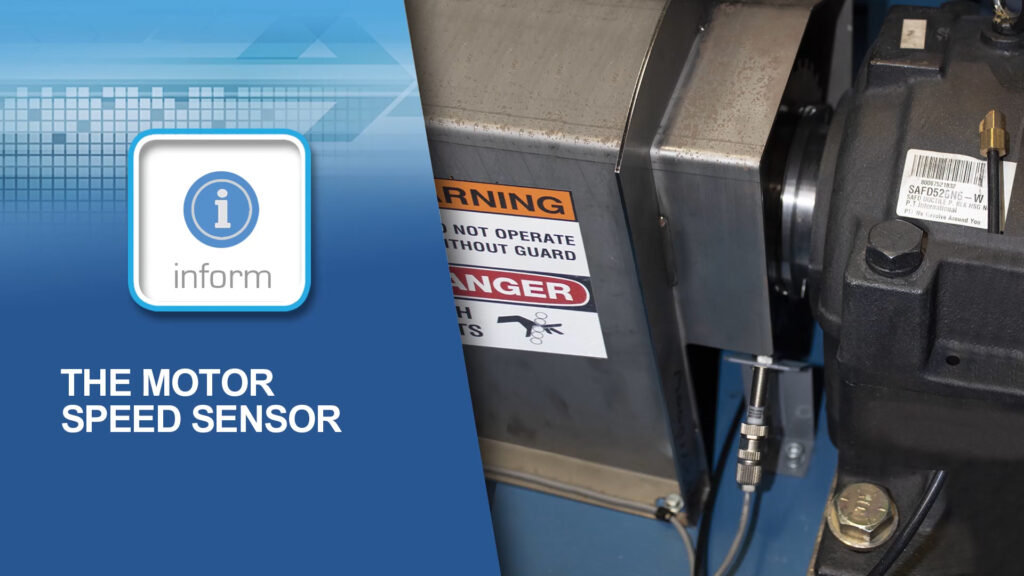 Motor Speed Sensor for Open Pocket Washer Extractor
