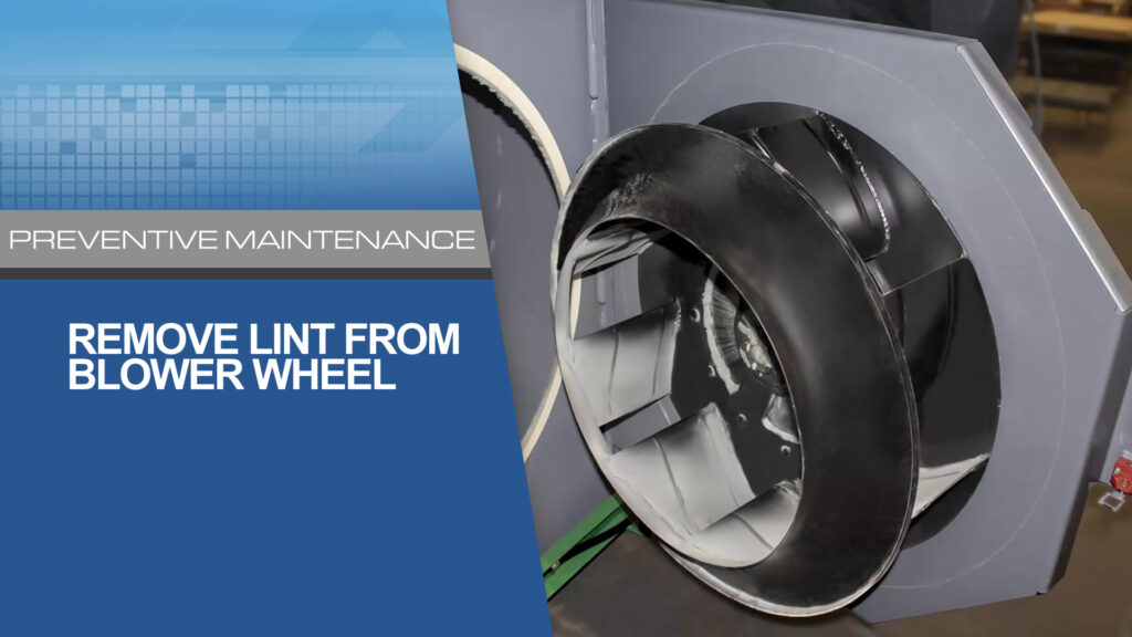 Removing Lint from Blower Wheel on a Whisper Dryer