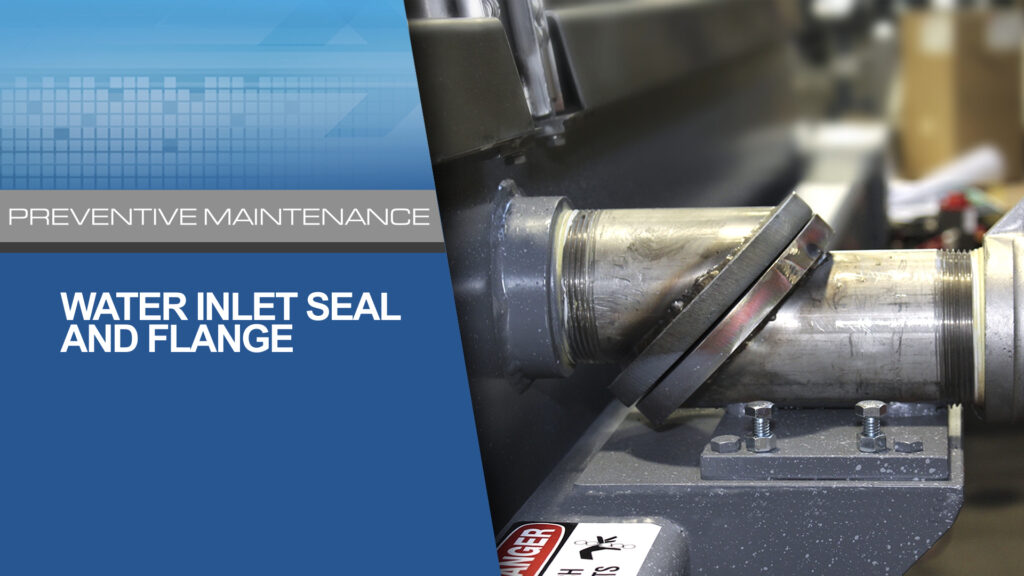 Sideloader Washer Extractor Water Inlet Seal and Flange