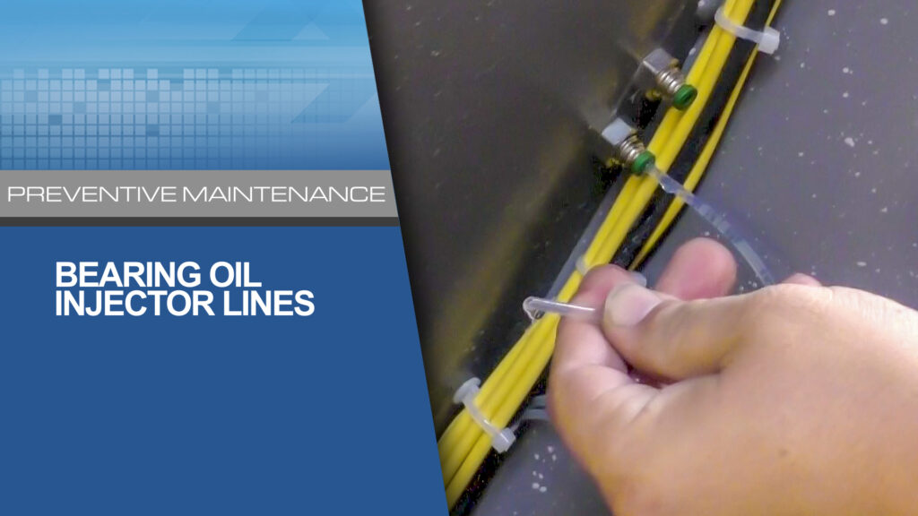 Sideloader Washer Extractor Bearing Oil Injector Lines