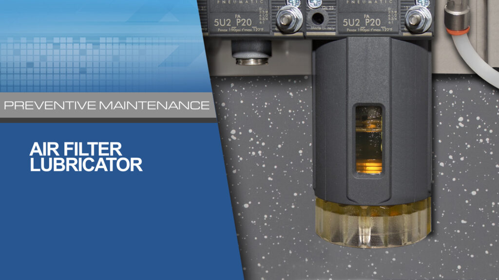 Sideloader Washer Extractor Air Filter Lubricator