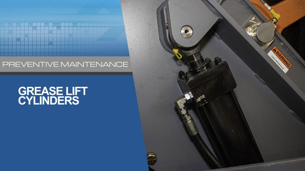 Sideloader Washer Extractor Grease Lift Cylinders