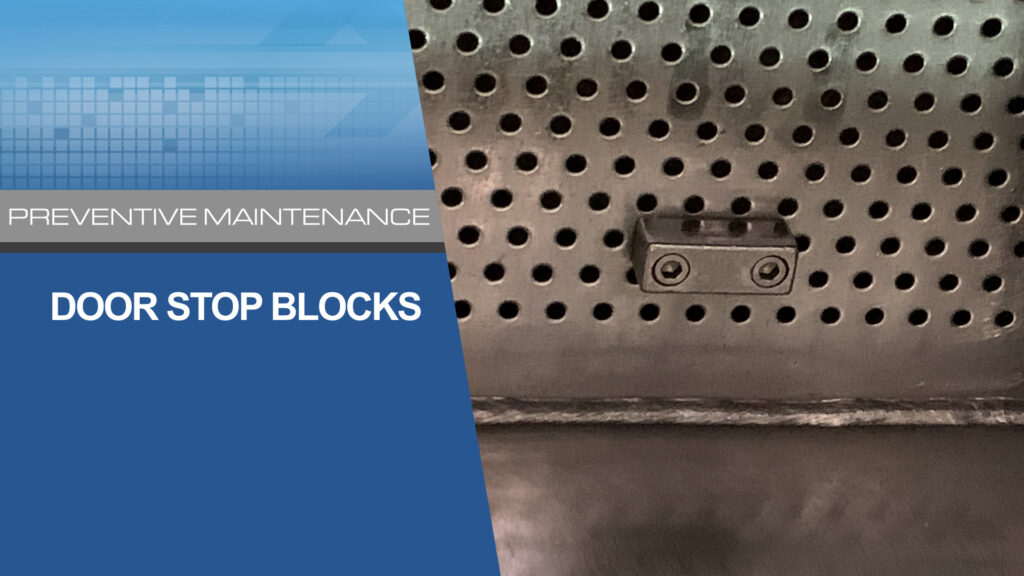 Sideloader Washer Extractor Door Stop Blocks