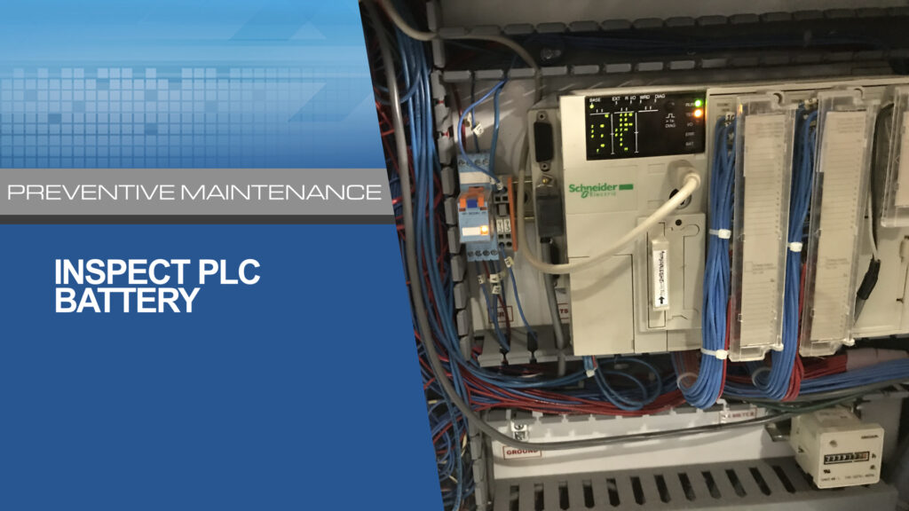 Sideloader Washer Extractor Inspect PLC Battery