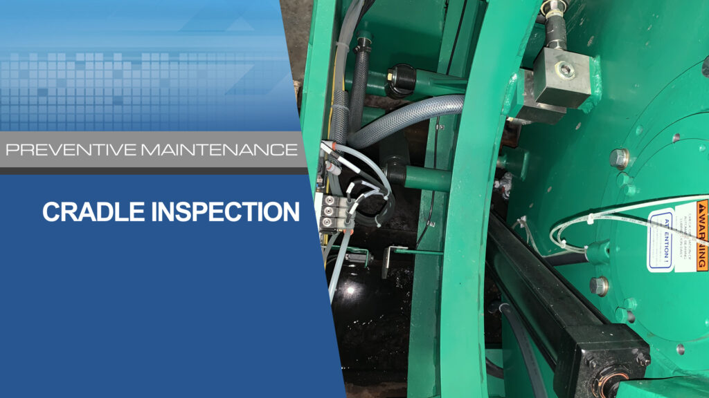 Sideloader Washer Extractor Cradle Inspection
