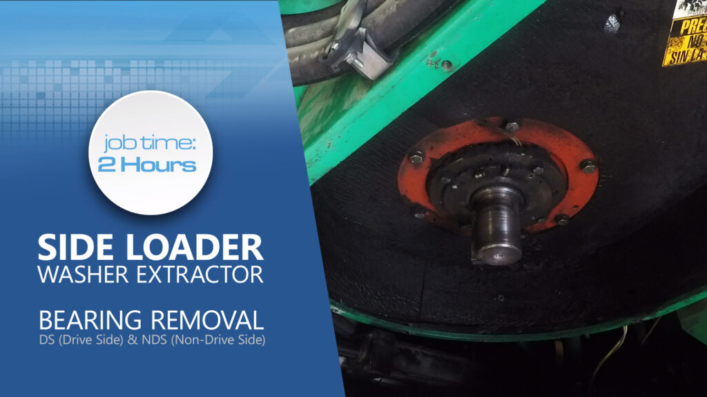 Sideloader Washer Extractor Bearing Removal