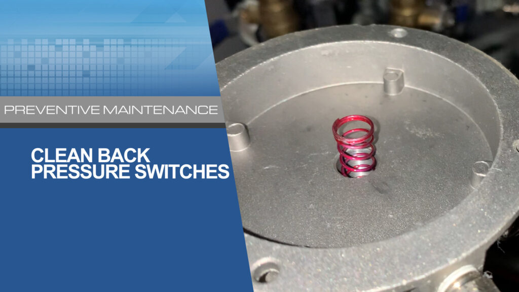 Clean Back Pressure Switches Whisper Dryer